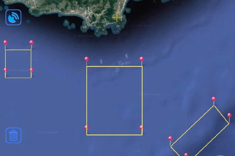 Ba khu vực PLA diễn tập trên Biển Đông ở phía Nam, Tây Nam và Đông Nam đảo Hải Nam trong 10 ngày từ 29/12 (Ảnh: Dwnews).