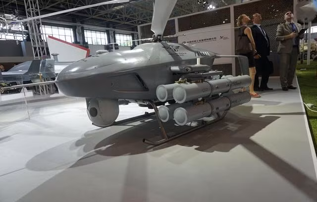 UAV trực thăng Golden Eagle CR-500 được thiết kế gọn nhẹ (Ảnh: Sina).