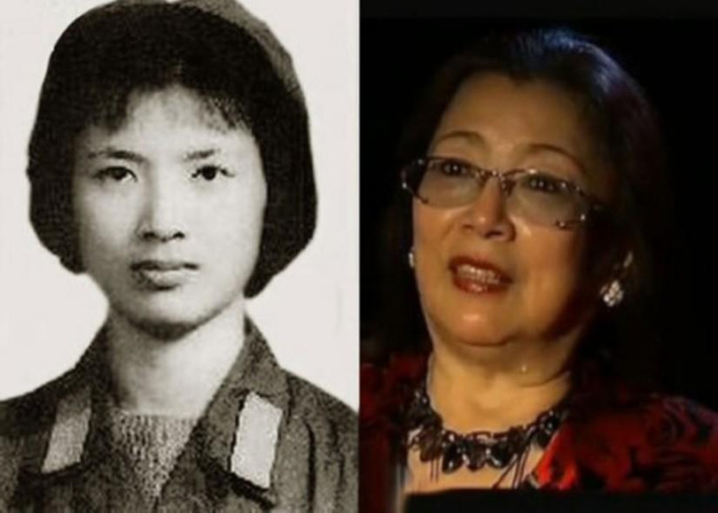 Trương Ninh, vị hôn thê của Lâm Lập Quả thời trẻ và hiện nay (Ảnh: kanlishi).