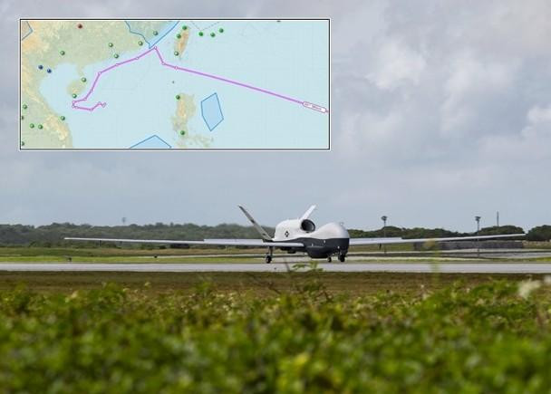 UAV MQ-4C của Mỹ bay sát bờ biển tỉnh Quảng Đông và đảo Hải Nam hôm 27/12 (Ảnh: Dongfang). UAV MQ-4C của Mỹ bay sát bờ biển tỉnh Quảng Đông và đảo Hải Nam hôm 27/12 (Ảnh: Dongfang).