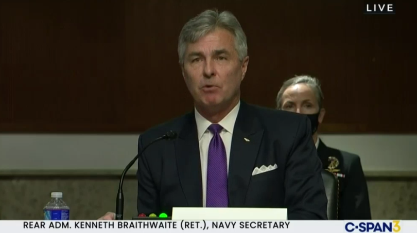 Ông Kenneth Braithwaite ngày 2/12 đã khởi động kế hoạch cải tổ hạm đội, tái lập Hạm đội Một (Ảnh: Guancha).