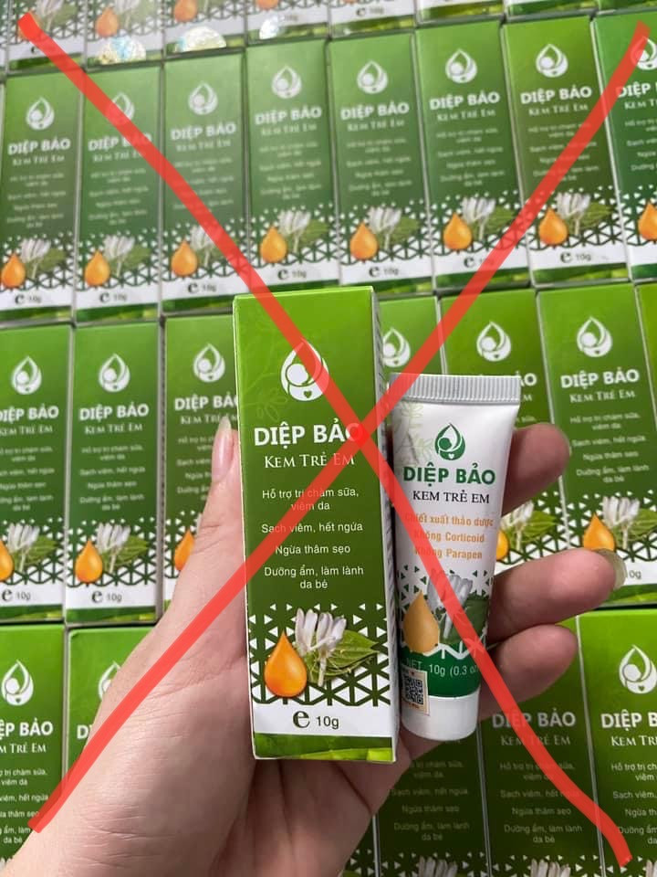 Kem Diệp Bảo có chì, mọi người không sử dụng cho trẻ