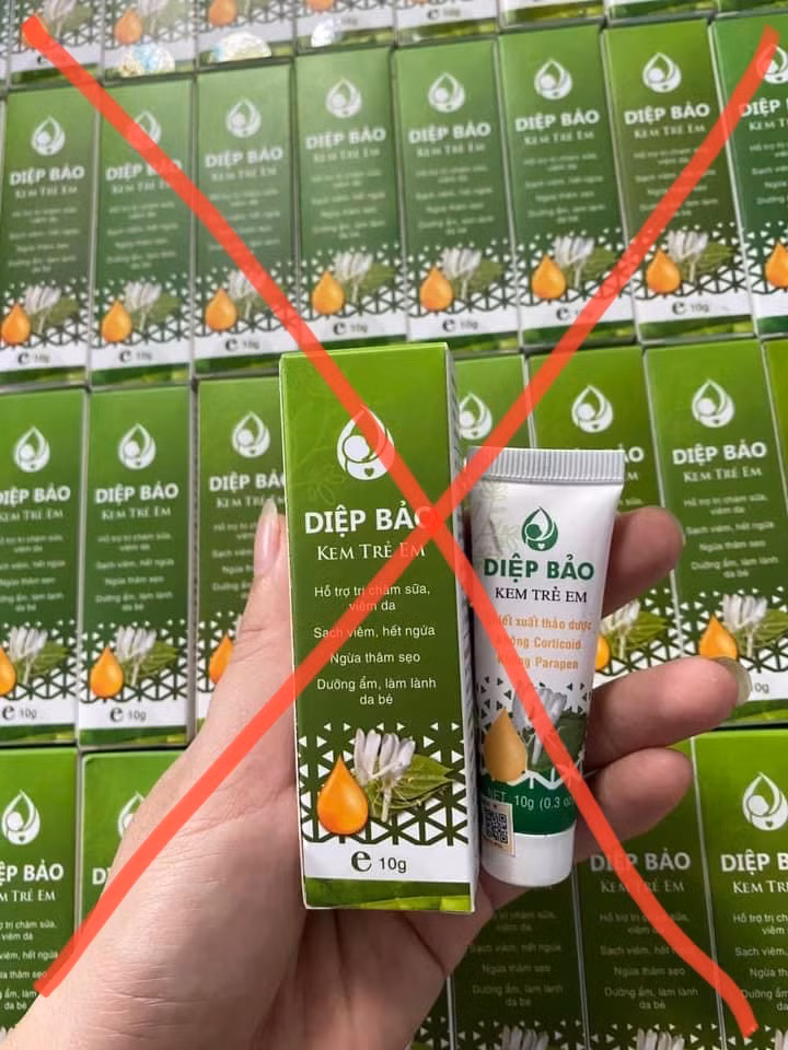 Kem Diệp Bảo có chì, mọi người không sử dụng cho trẻ