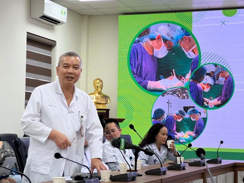 PGS. TS. Nguyễn Hữu Ước - Giám đốc Trung tâm Phẫu thuật Tim mạch và Lồng ngực BVHN Việt Đức - chuyên gia ghép tim hàng đầu Việt Nam