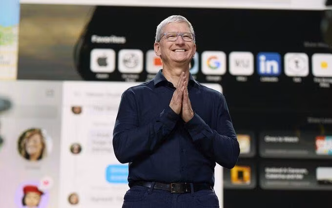 CEO Apple Tim Cook. Ảnh: Telegraph.