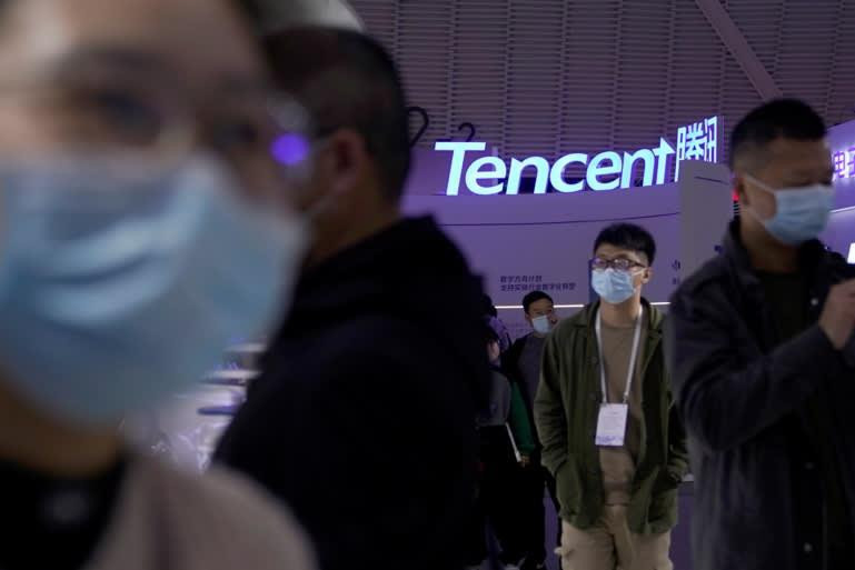 Tencent Holdings từng bị Tổng cục Quản lý thị trường Trung Quốc phạt 76.000 USD. Ảnh: Getty Images.