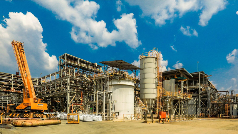 Nhà máy khai thác chế biến khoáng sản tại mỏ Núi Pháo. Ảnh: Masan