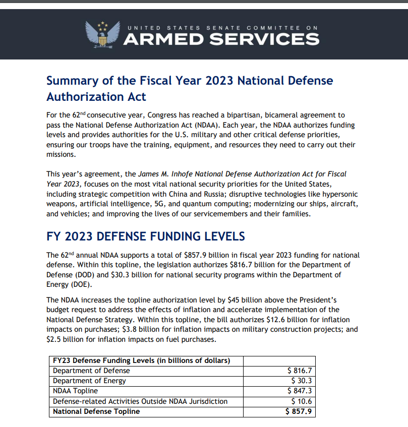 Chi tiêu cho Quốc phòng của Mỹ đang tăng chóng mặt (Ảnh: Guancha).