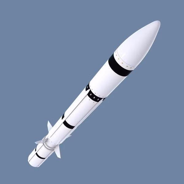 Đạn tên lửa phòng không SM-3 của Mỹ trang bị trong Quân đội Nhật (Ảnh: Kyodo).