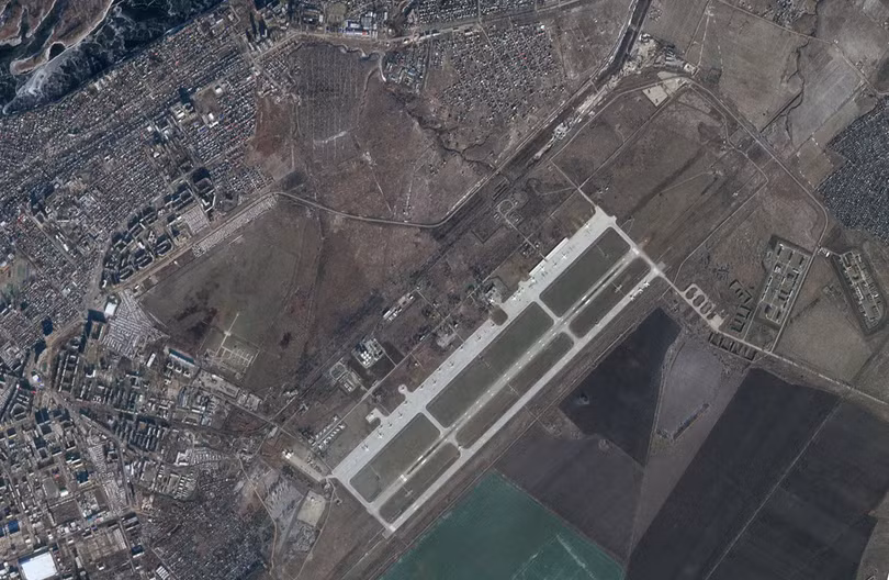 Ảnh vệ tinh của Mỹ chụp sân bay Engels (Ảnh: Thedrive).
