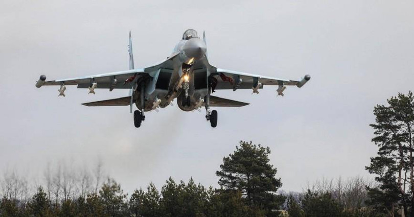 Máy bay tiêm kích Su-35S (Ảnh: Sohu).