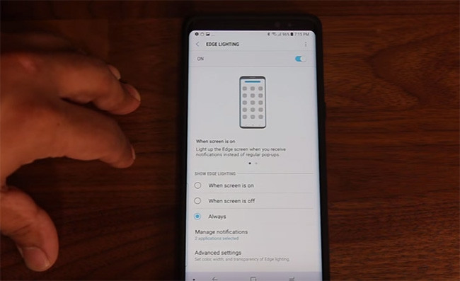 5 mẹo cần biết để xài màn hình cong trên Galaxy Note 8 đẳng cấp hơn ảnh 8