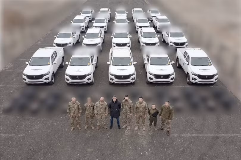 Những phương tiện chiến đấu này được bàn giao cho các đơn vị UAV tấn công mới thành lập tháng 3/2023. Ảnh: Mykhailo Fedorov. Những phương tiện chiến đấu này được bàn giao cho các đơn vị UAV tấn công mới thành lập tháng 3/2023. Ảnh: Mykhailo Fedorov.