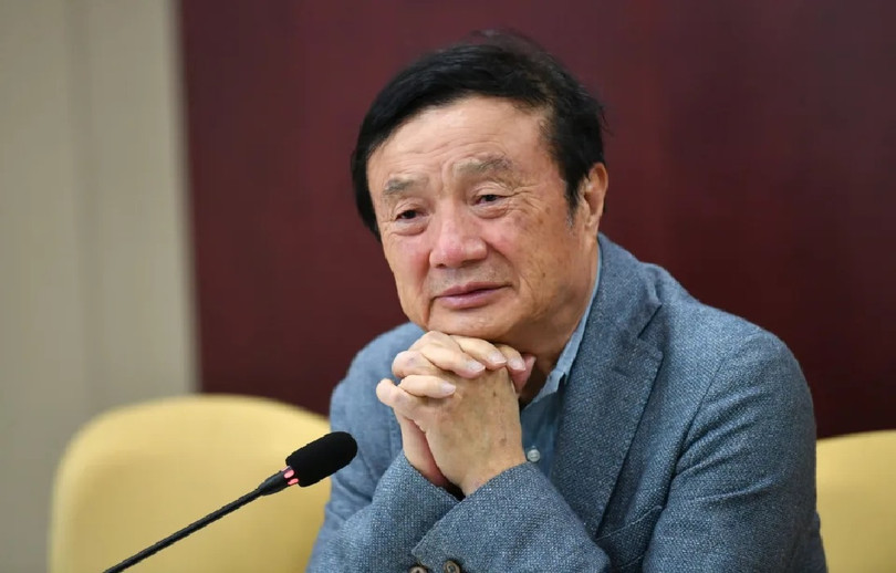 Người sáng lập kiêm Giám đốc điều hành Huawei Nhậm Chính Phi trong một cuộc phỏng vấn tháng 2/2021. Ảnh: Tân Hoa Xã