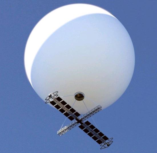 Ảnh do phía Mỹ công bố về "khí cầu do thám" của Trung Quốc trước khi bị bắn hạ (Ảnh: Sina). Ảnh do phía Mỹ công bố về "khí cầu do thám" của Trung Quốc trước khi bị bắn hạ (Ảnh: Sina).