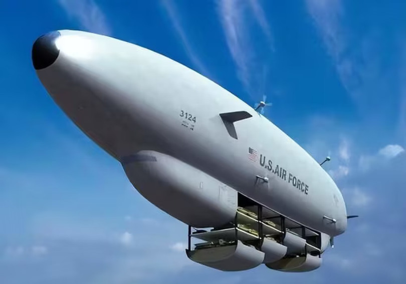 Một khí cầu máy của Không quân Mỹ (Ảnh: QQ). Một khí cầu máy của Không quân Mỹ (Ảnh: QQ).