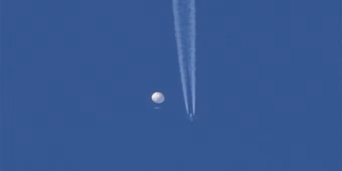 Hình ảnh Foxnews đưa tin vụ máy bay F-22 bắn hạ quả khí cầu Trung Quốc (Ảnh: FoxNews).