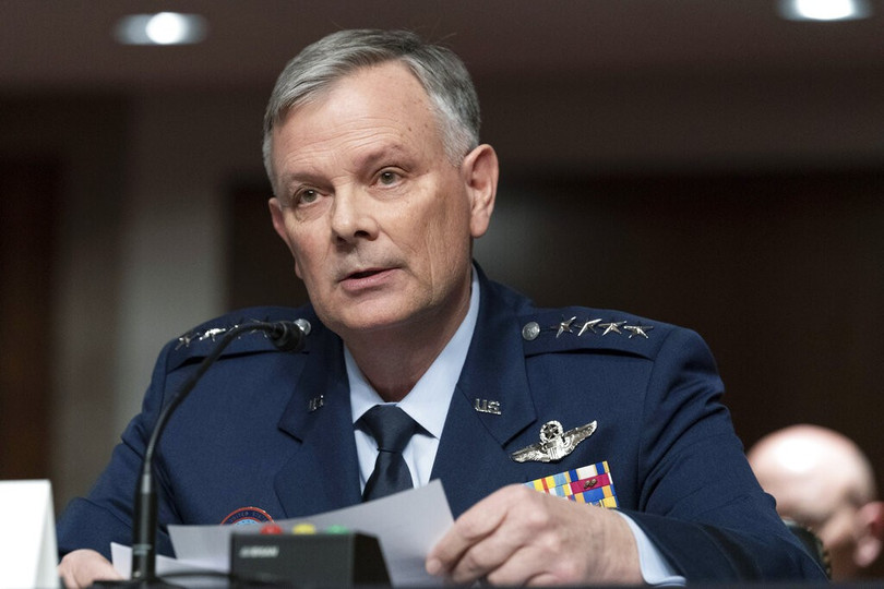 Tướng Glen Van Herck, Tư lệnh Bộ Tư lệnh Phòng không Bắc Mỹ (NORAD) (Ảnh: AP). Tướng Glen Van Herck, Tư lệnh Bộ Tư lệnh Phòng không Bắc Mỹ (NORAD) (Ảnh: AP).