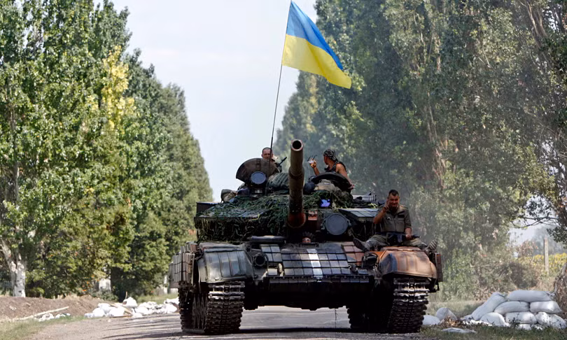 Xe tăng Ukraine ở miền đông