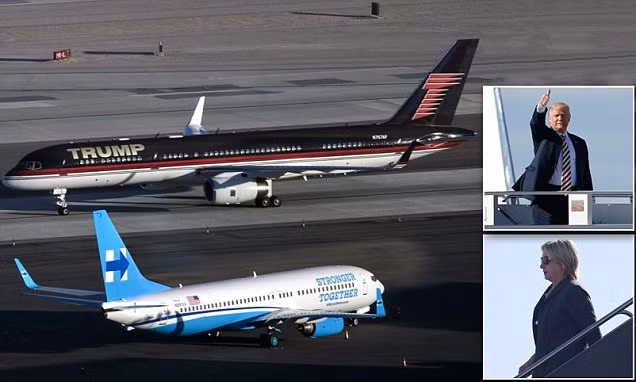 Máy bay đưa hai đối thủ tới Las Vegas chuẩn bị cho cuộc đấu cuối cùng hứa hẹn sẽ gay cấn