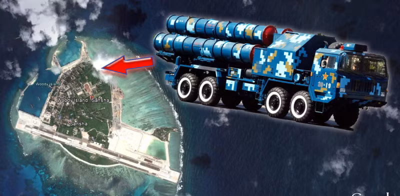 Quân đội Trung Quốc đã triển khai chiến đấu cơ J-11, tên lửa phòng không HQ-9, chiến đấu cơ J-11B và tên lửa HQ-9 tại đảo Phú Lâm ở quần đảo Hoàng Sa