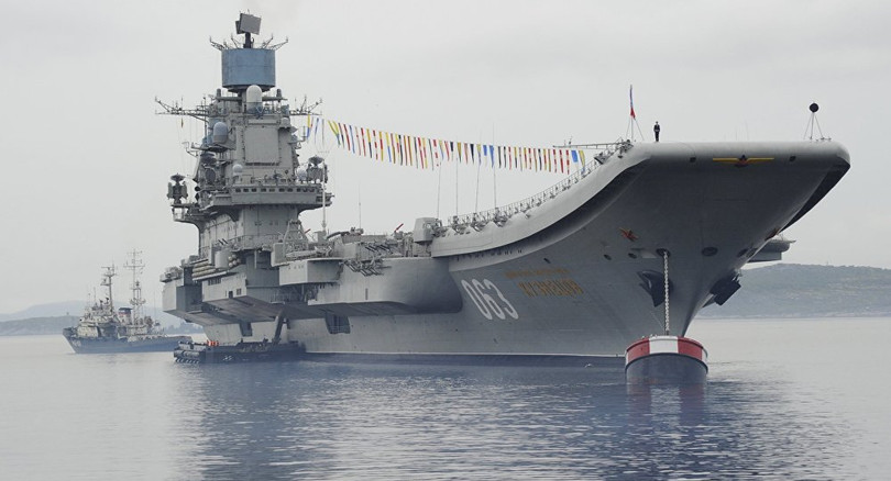 Nga đã điều tàu sân bay duy nhất tới tham chiến tại Syria