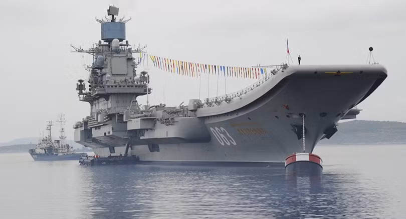 Nga đã điều tàu sân bay duy nhất tới tham chiến tại Syria