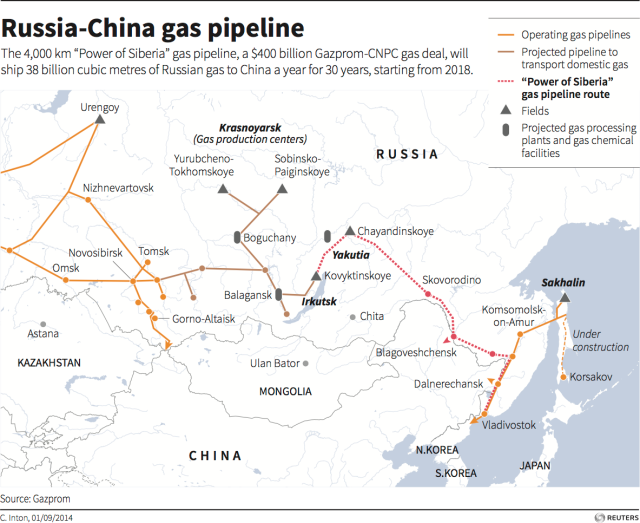 Trung Quốc có kế hoạch hợp tác khai thác vùng viễn đông của Nga