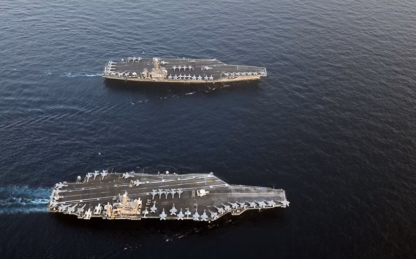 Mỹ có kế hoạch triển khai cùng lúc 3 tàu sân bay tại châu Á-Thái Bình Dương