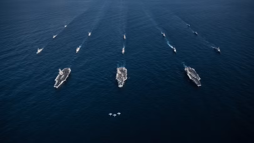 Cụm tác chiến tàu sân bay USS Theodore Roosevelt của hải quân Mỹ