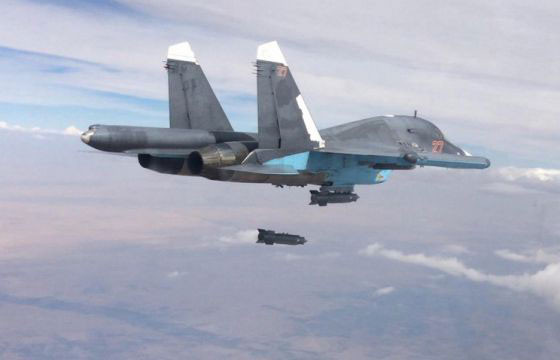 Cường kích Su-34 tấn công mục tiêu phiến quân tại Syria