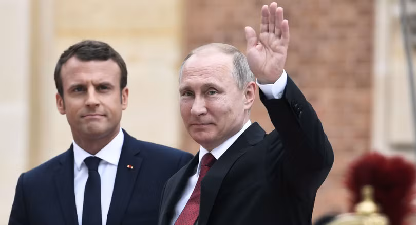 Hai ông Putin và Macron