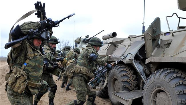 Binh sĩ Nga trong cuộc tập trận tại Chechnya