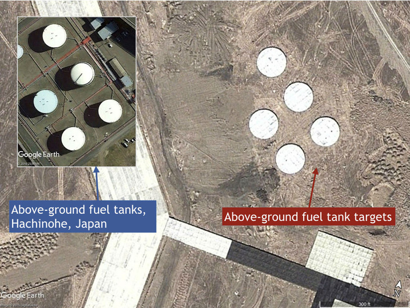 Mục tiêu F-22 giả định mô phỏng tiêm kích tàng hình F-22 Mỹ tại căn cứ Kadena, Nhật Bản