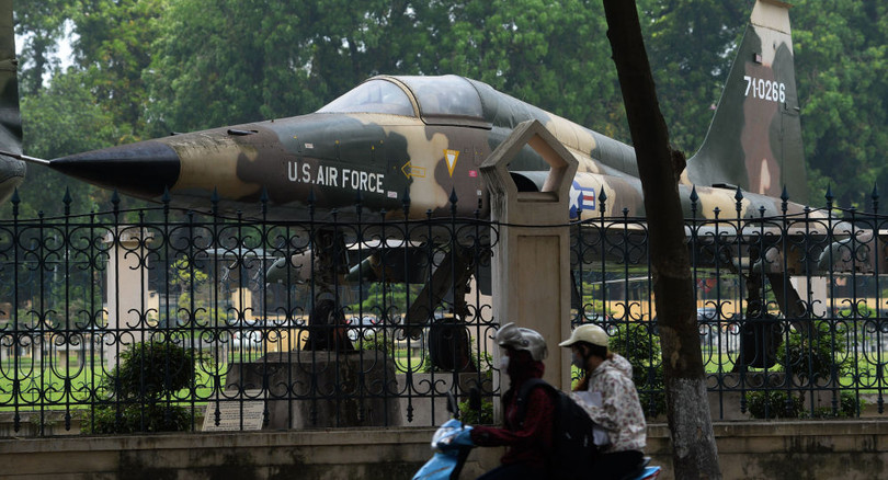 Máy bay chiến đấu F-5 chiến lợi phẩm Việt Nam thu được trưng bày tại bảo tàng