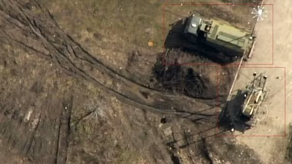 Ảnh do UAV chụp mà phương Tây tố cáo là hệ thống tác chiến điện tử Nga chuyển cho dân quân ly khai ở đông Ukraine