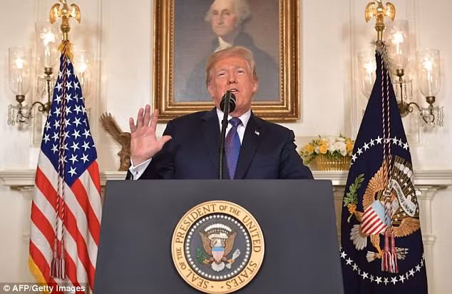 Ông Trump lên truyền hình tuyên bố phát lệnh tấn công Syria hôm 14/4