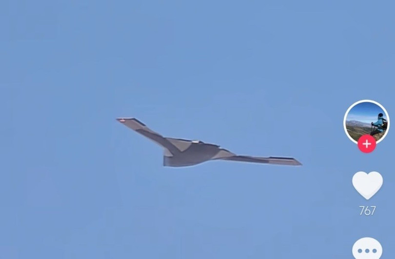 Hình ảnh trích video chiếc GJ-X bay thử ở Tân Cương. Ảnh: X.