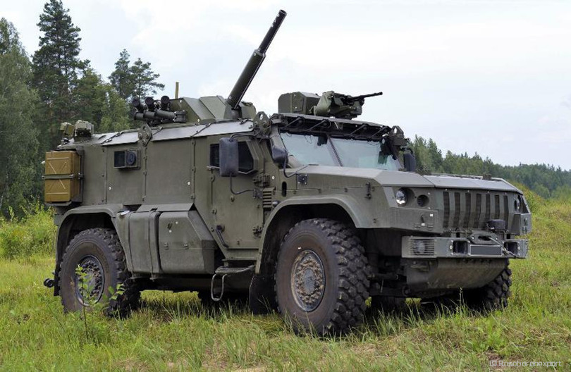 Cối tự hành bánh lốp 82mm 2S41 “Drok” (Ảnh: Rostec). Cối tự hành bánh lốp 82mm 2S41 “Drok” (Ảnh: Rostec).