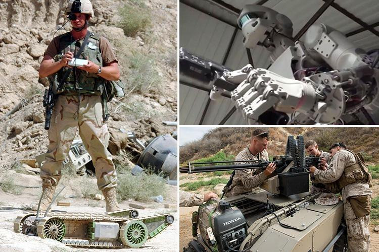 Một số robot quân sự của quân đội Mỹ (Ảnh: Toutiao). Một số robot quân sự của quân đội Mỹ (Ảnh: Toutiao).
