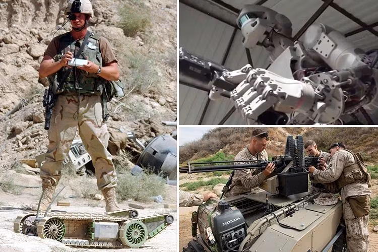 Một số robot quân sự của quân đội Mỹ (Ảnh: Toutiao).