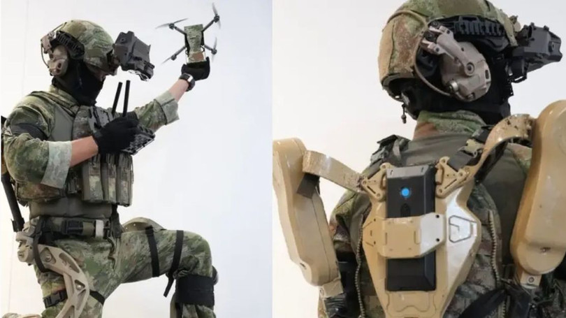 Bộ đồ chiến đấu mới của Trung Quốc cho phép phóng UAV trực tiếp. Ảnh: Interesting Engineering.