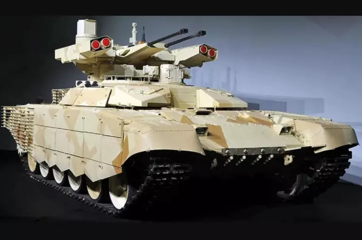 Cận cảnh xe bọc thép chiến đấu BMPT "Terminator” của quân đội Nga.