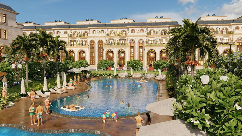 Hồ bơi phong cách resort chỉ dành riêng cho cư dân Sunlake