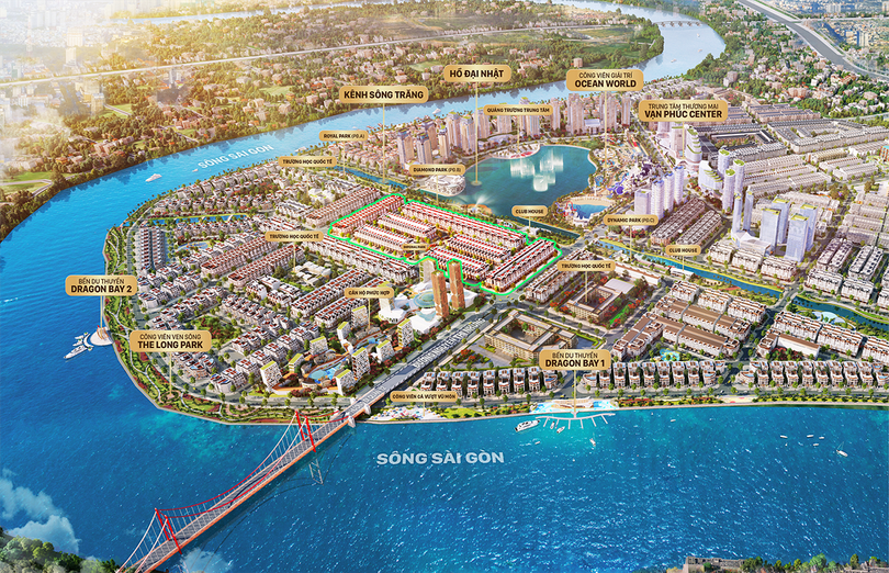 Sunlake Villas là phân khu đắc địa, trung tâm Van Phuc City Sunlake Villas là phân khu đắc địa, trung tâm Van Phuc City