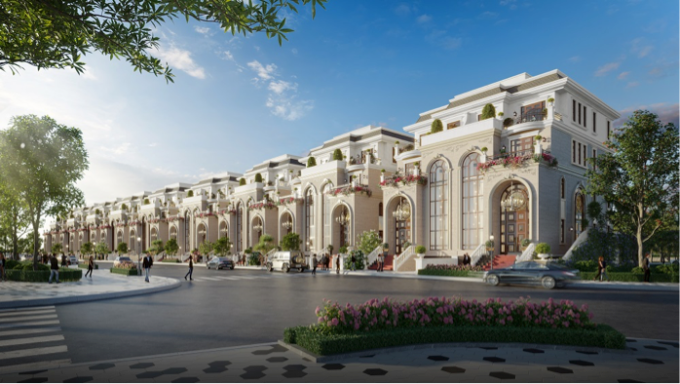 27 dinh thự thương mại lớn và đẳng cấp nhất đại đô thị Vạn Phúc City. Ảnh phối cảnh: Van Phuc Group