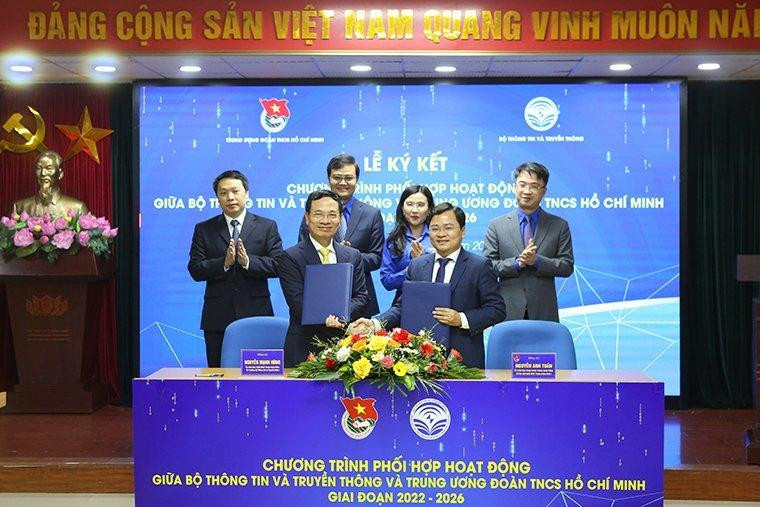 Chương trình phối hợp hoạt động giữa Bộ TT&TT và TW Đoàn TNCS HCM