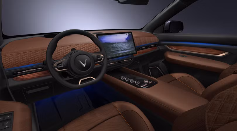 Thiết kế bên trong mẫu xe VF33