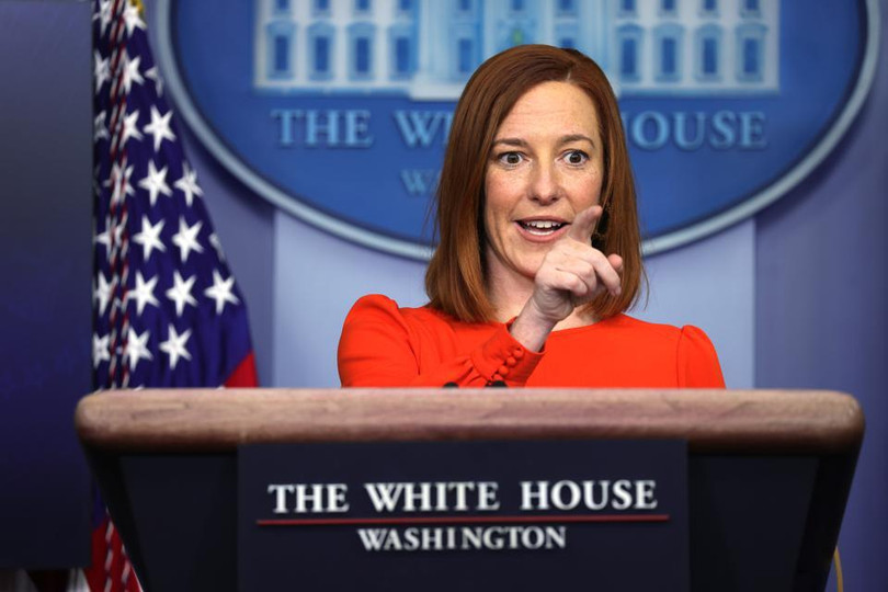 Bà Jen Psaki: chính quyền Joe Biden sẽ xem xét lại tất cả các biện pháp an ninh quốc gia do chính quyền Trump đưa ra (Ảnh: Forbes).