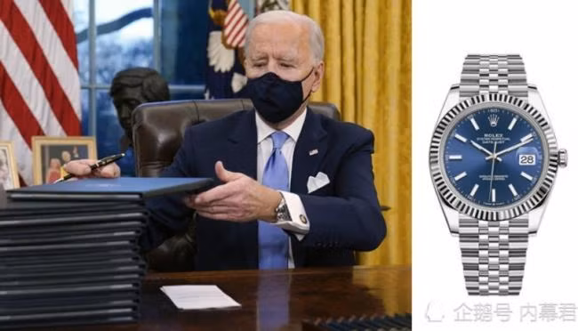 Ông Biden và chiếc đồng hồ gây bão mạng (Ảnh: Creader).